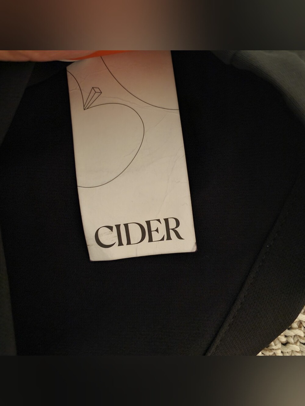 Cider Black One-Shoulder ' Romper with Double Straps - Picture 4 of 5